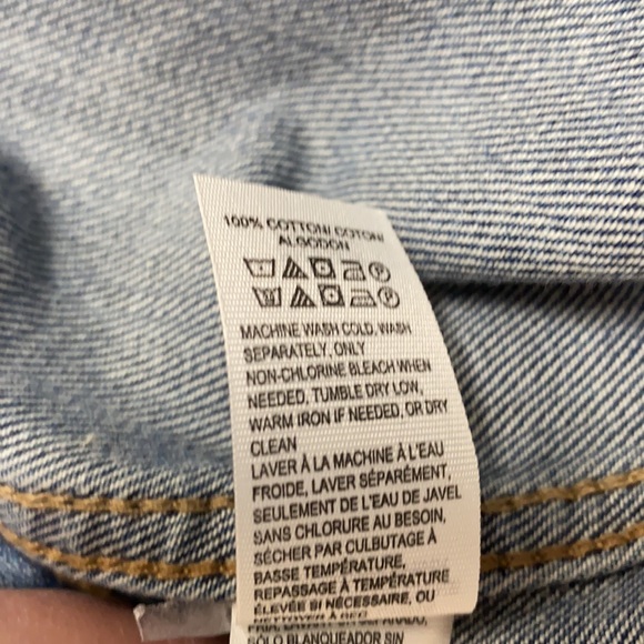 Lucky Brand Distressed Tomboy Trucker Jacket Med - Picture 14 of 14